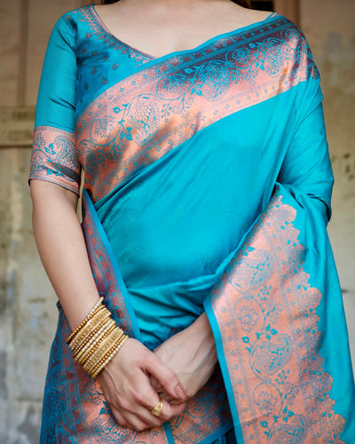 Pure Gaji Silk Saree Weaved With  Zari Comes With Tassels