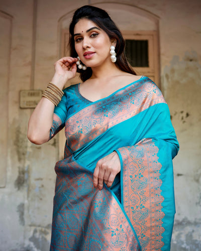 Pure Gaji Silk Saree Weaved With  Zari Comes With Tassels - Almaari Fashion