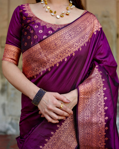 Pure Gaji Silk Saree Weaved With  Zari Comes With Tassels