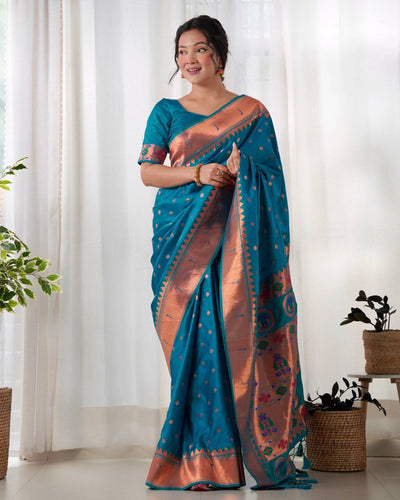 Pure Gaji Silk Saree Weaved With  Zari Comes With Tassels