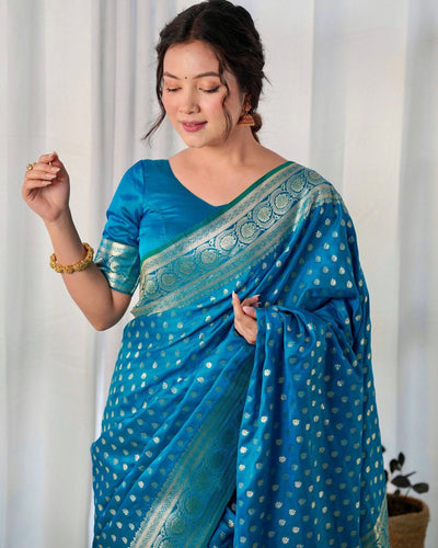 Pure Gaji Silk Saree Weaved With  Zari Comes With Tassels