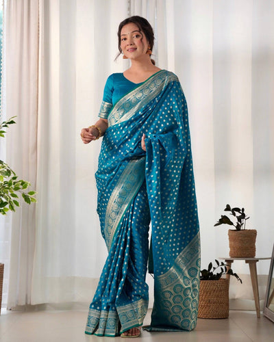 Pure Gaji Silk Saree Weaved With  Zari Comes With Tassels