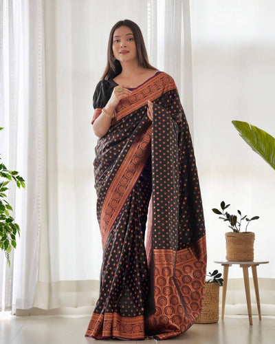 Pure Gaji Silk Saree Weaved With  Zari Comes With Tassels