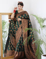 Pure Gaji Silk Saree Weaved With  Zari Comes With Tassels