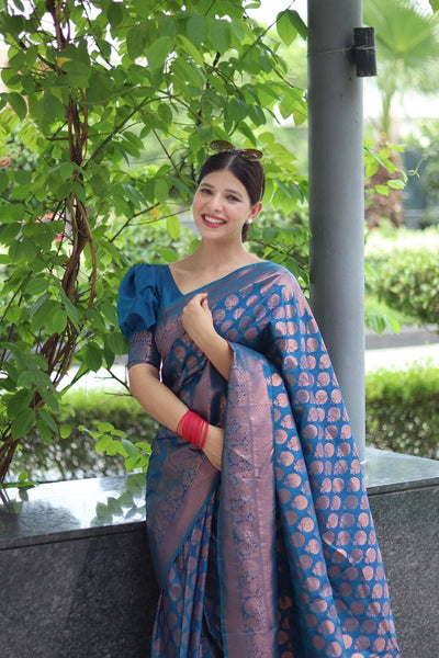 Pure Gaji Silk Saree Weaved With  Zari Comes With Tassels