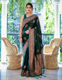 Pure Gaji Silk Saree Weaved With  Zari Comes With Tassels