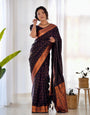 Pure Gaji Silk Saree Weaved With  Zari Comes With Tassels