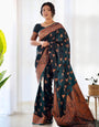 Pure Gaji Silk Saree Weaved With  Zari Comes With Tassels