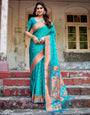 Pure Gaji Silk Saree Weaved With  Zari Comes With Tassels