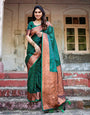 Pure Gaji Silk Saree Weaved With  Zari Comes With Tassels