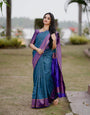 Pure Kanjivaram Silk Saree Stylish Blouse Piece