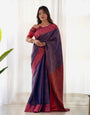 Pure Banarasi Silk Saree Weaved With Copper Zari